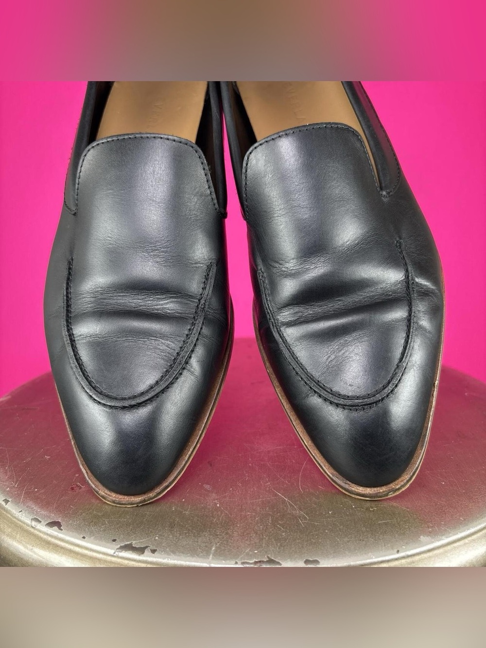 Everlane The Modern Black Leather Loafer US 6.5 - Picture 3 of 9